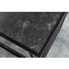 Design dohányzóasztal Haines 100 cm márvány utánzata