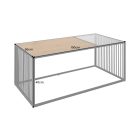 Design dohányzóasztal Haines 100 cm márvány utánzata