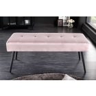 Design ülőpad Bailey 100 cm rózsaszín bársony