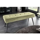 Design ülőpad Bailey 100 cm oliva zöld bársony