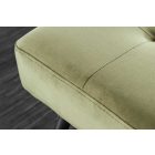 Design ülőpad Bailey 100 cm oliva zöld bársony