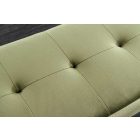 Design ülőpad Bailey 100 cm oliva zöld bársony