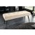 Design ülőpad Bailey 100 cm pezsgő bársony 