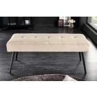 Design ülőpad Bailey 100 cm pezsgő bársony 