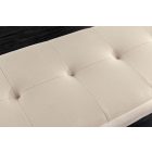 Design ülőpad Bailey 100 cm pezsgő bársony 