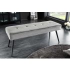 Design ülőpad Bailey 100 cm sötétszürke bársony