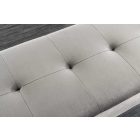 Design ülőpad Bailey 100 cm sötétszürke bársony