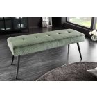 Design ülőpad Bailey 100 cm zöld kordbársony