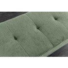 Design ülőpad Bailey 100 cm zöld kordbársony