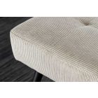 Design ülőpad Bailey 100 cm világosszürke kordbársony