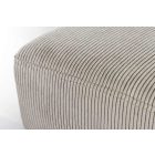 Design ülőpad Bailey 100 cm világosszürke kordbársony