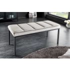 Design ülőpad Bailey 80 cm világosszürke bársony