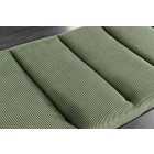 Design ülőpad Bailey 80 cm zöld kordbársony