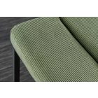 Design ülőpad Bailey 80 cm zöld kordbársony