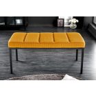 Design ülőpad Bailey 80 cm mustársárga kordbársony