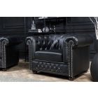 Design fotel Chesterfield fekete