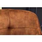 Design bárszék Natasha barna bársony