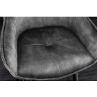 Design bárszék Natasha szürke bársony