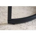 Kerek oldalsó asztal szett Latrisha vad tölgy utánzata - 2 részes