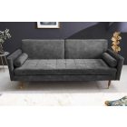 Design ágyazható kanapé Walvia 196 cm szürke