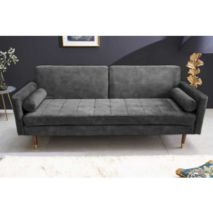 Design ágyazható kanapé Walvia 196 cm szürke