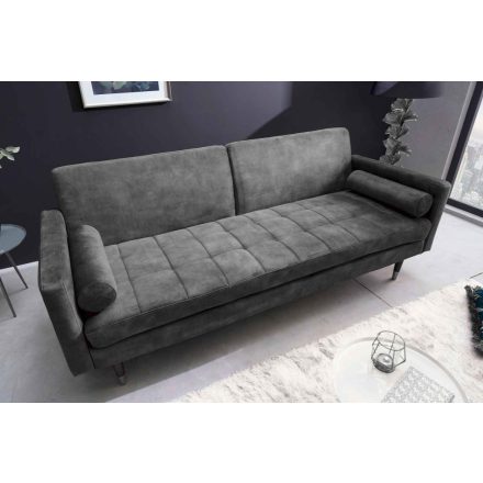 Design ágyazható kanapé Walvia 196 cm szürke