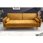 Design ágyazható kanapé Walvia 196 cm mustársárga