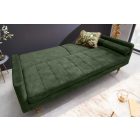 Design ágyazható kanapé Walvia 196 cm zöld