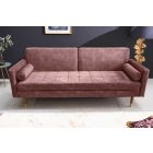 Design ágyazható kanapé Walvia 196 cm rózsaszín