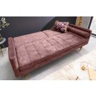 Design ágyazható kanapé Walvia 196 cm rózsaszín