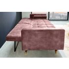 Design ágyazható kanapé Walvia 196 cm rózsaszín