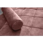 Design ágyazható kanapé Walvia 196 cm rózsaszín