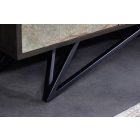 Design komód Quillon 175 cm természetes kőből