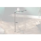 Design kisasztal Tristen I 35 cm márvány zöld 