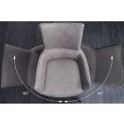 Design forgószék Wendell szürke