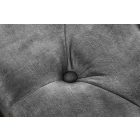 Design puff Chesterfield szürke bársony
