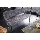 Design ülőpad Laney 162 cm szürke bársony