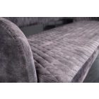 Design ülőpad Laney 162 cm szürke bársony