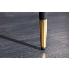 Design ülőpad Laney 162 cm szürke bársony