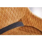 Design ülőpad Laney 162 cm mustársárga bársony