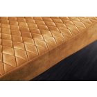 Design ülőpad Laney 162 cm mustársárga bársony