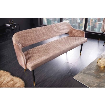 Design ülőpad Laney 162 cm pezsgő bársony