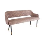 Design ülőpad Laney 162 cm pezsgő bársony