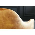 Design irodai szék Laney mustársárga bársony