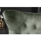 Design fotel Rotterdam zöld bársony