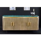 Design komód Ifama 160 cm zöld márvány