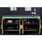 Design komód Ifama 160 cm zöld márvány