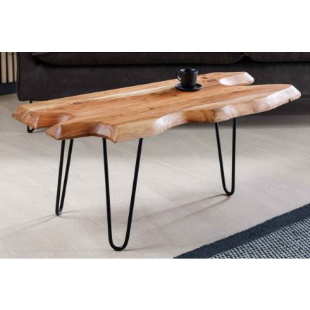 Design dohányzóasztal Jax 100 cm akác