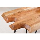 Design dohányzóasztal Jax 100 cm akác