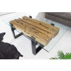 Design dohányzóasztal Shark 130 cm teak